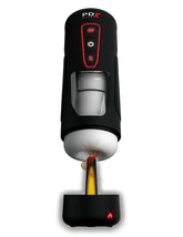 PDX Elite Milk Me Hotter Vibrating Male Masturbator Black Masturbators and Strokers